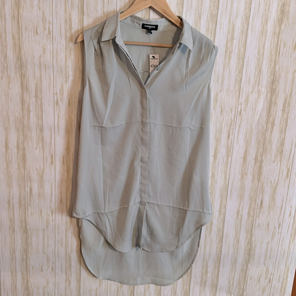 Express Gray Tunic Sleeveless Portofino